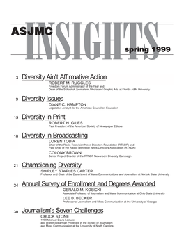 Spring 1999 3 Diversity Ain't Affirmative Action ROBERT M