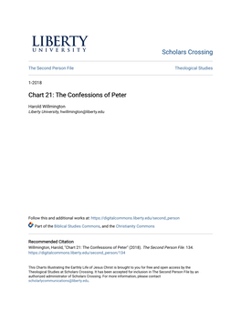 Chart 21: the Confessions of Peter