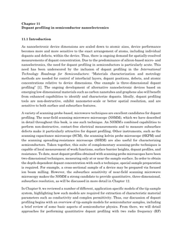 Chapter 11 Dopant Profiling in Semiconductor Nanoelectronics