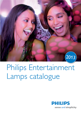 Philips Entertainment Lamps Catalogue Philips Entertainment