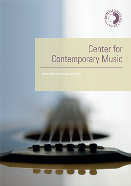 Center for Contemporary Music 2 | 3