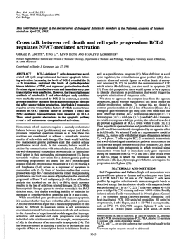 Regulates NFAT-Mediated Activation GERALD P