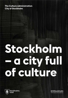 The Culture Administration City of Stockholm