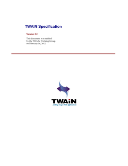 TWAIN-2.2-Spec.Pdf