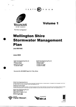 Wellington Shire • Stormwater Management Plan Job 0801840