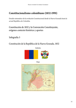 Constitucionalismo Colombiano (1832-1991)