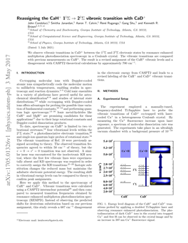 Reassigning the Cah $^+ $1$^{1}\Sigma\Rightarrow $2$^{1