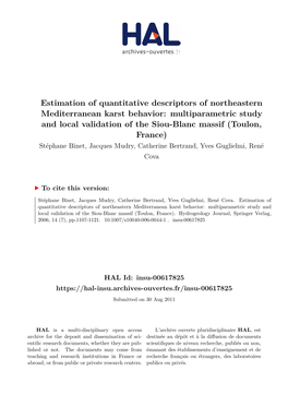 Estimation of Quantitative Descriptors of Northeastern