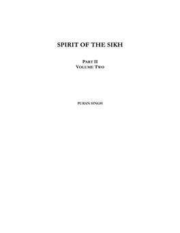 Spirit of the Sikh Part2 V2