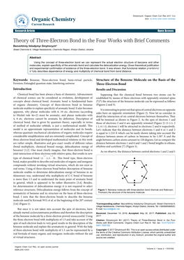 Theory of Three-Electron Bond in the Four Works with Brief Comments