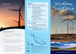 Windfarm Tourist Drive