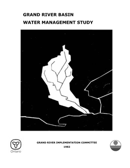 Grand River Water Management Study. 1982