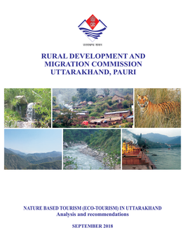 (ECO-TOURISM) in UTTARAKHAND Analysis and Recommendations