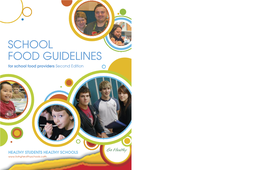 SCHOOL FOOD GUIDELINES for School Food Providers Second Edition