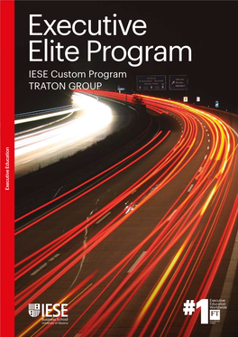 IESE Custom Program TRATON GROUP Executive Education Executive