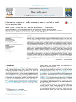 Fisheries Research 177 (2016) 59–70