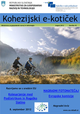 Kohezijski E-Kotiček