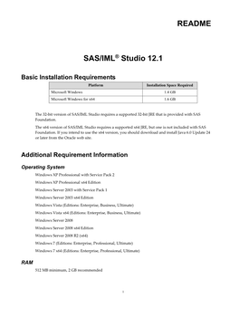 README--SAS/IML® Studio 12.1