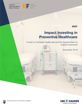 Impact Investing in Preventive Healthcare