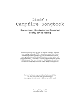 Campfire Songbook