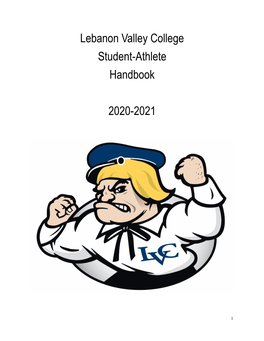 Lebanon Valley College Student-Athlete Handbook 2020