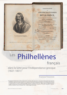 Français Dans La Lutte Pour L’Indépendance Grecque (1821-1831)1