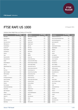 Ftse Rafi Us 1000