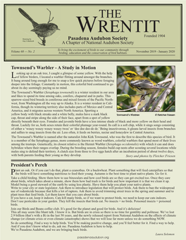 Wrentit November 2019 - January 2020