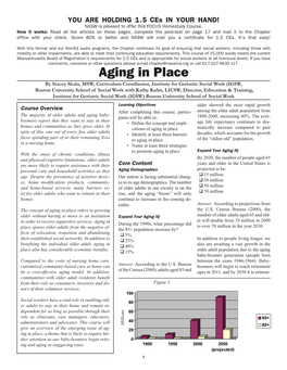 Aging in Place