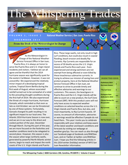 VOLUME 2, ISSUE 2 National Weather Service | San Juan, Puerto Rico