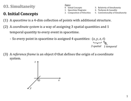 03. Simultaneity 0. Initial Concepts 3