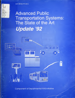 Advanced Public Transportation Systems : the State of the Art : Update