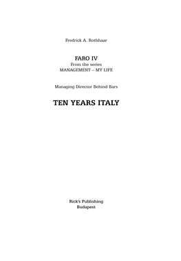 Ten Years Italy