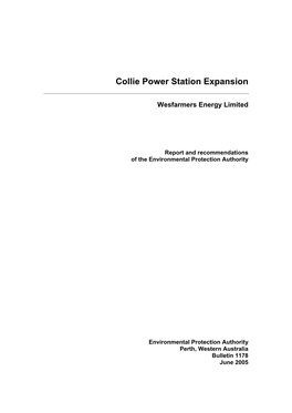 Collie Power Station Expansion