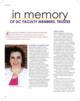 Of DC Faculty Members, TRUSTEE