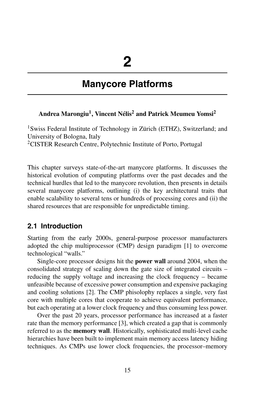 Manycore Platforms