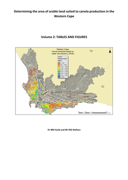 Determining the Area of Arable Land Suited to Canola Production in the Western Cape