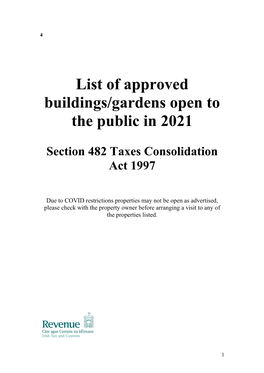 Section 482 Properties 2021