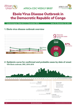 Ebola Virus Disease Outbreak in the Democratic Republic of Congo