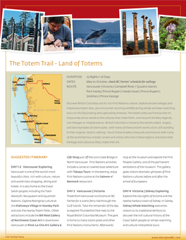 The Totem Trail - Land of Totems