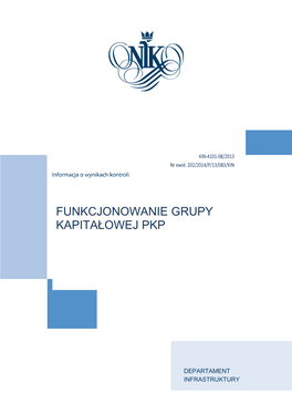 Funkcjonowanie Grupy Kapitałowej Pkp