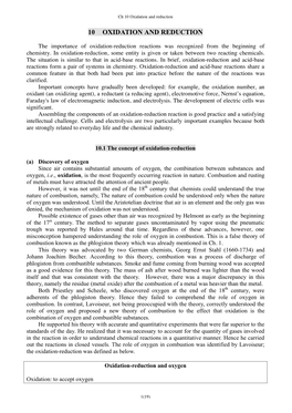 10 Oxidation and Reduction