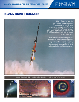 Black Brant Rockets