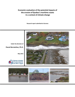 Economic Evaluation of the Potential Impacts of the Erosion of Quebec's