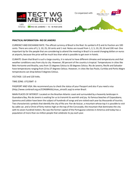 Rio De Janeiro Currency and Exchange Rate