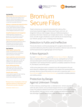 Bromium Secure Files, Part of the Bromium Secure Platform