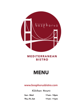 View Dinner Menu