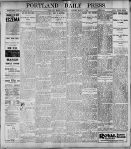 Portland Daily Press: March 8, 1899