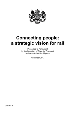 Connecting People: a Strategic Vision for Rail