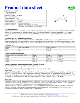 Product Data Sheet